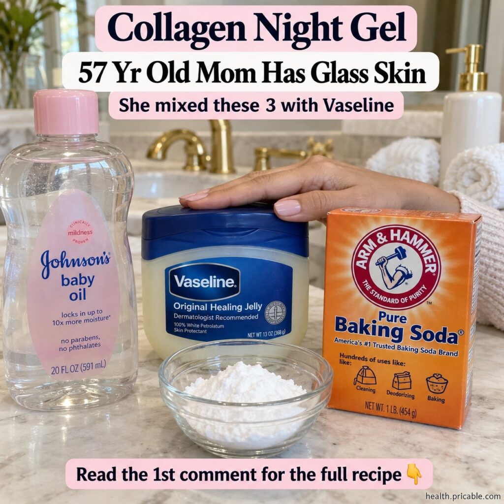 A woman s hands mixing Vaseline aloe vera gel and a few drops of vitamin E oil in a small white bowl with a mini spatula