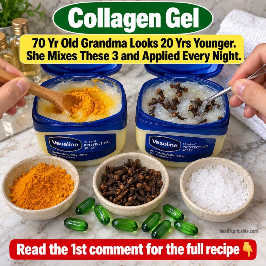 A 70-year-old woman smiling with radiant smooth skin illustrating the benefits of the collagen gel recipe She looks much