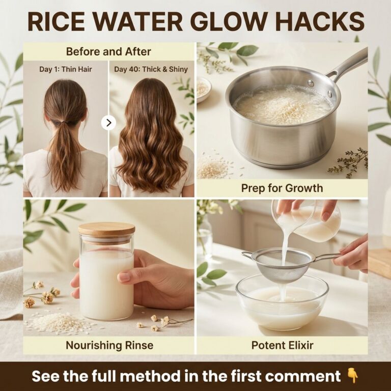 A close-up of a bowl of rice water with rice grains perhaps with a sprig of a plant or a gentle hand dipping into it con