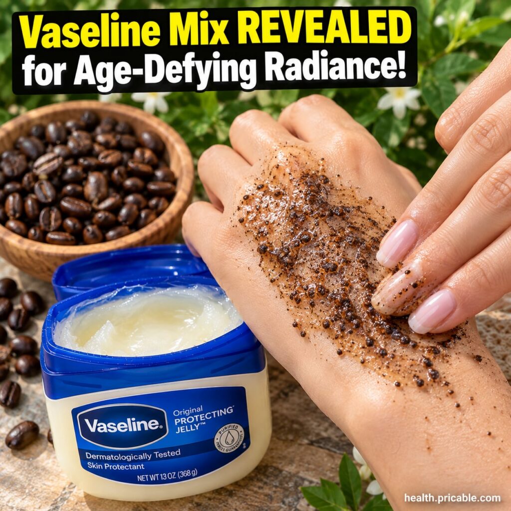 A small bowl with Vaseline fine sugar and honey mixed together ready for use as a facial scrub
