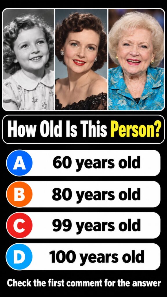 A triptych of Betty White at three different ages as a child a young adult and an elderly woman as featured in a social 