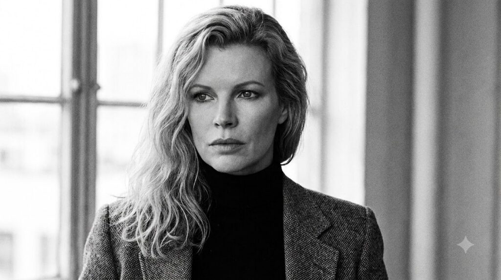Kim Basinger in her early acting career or modeling days looking youthful and striking