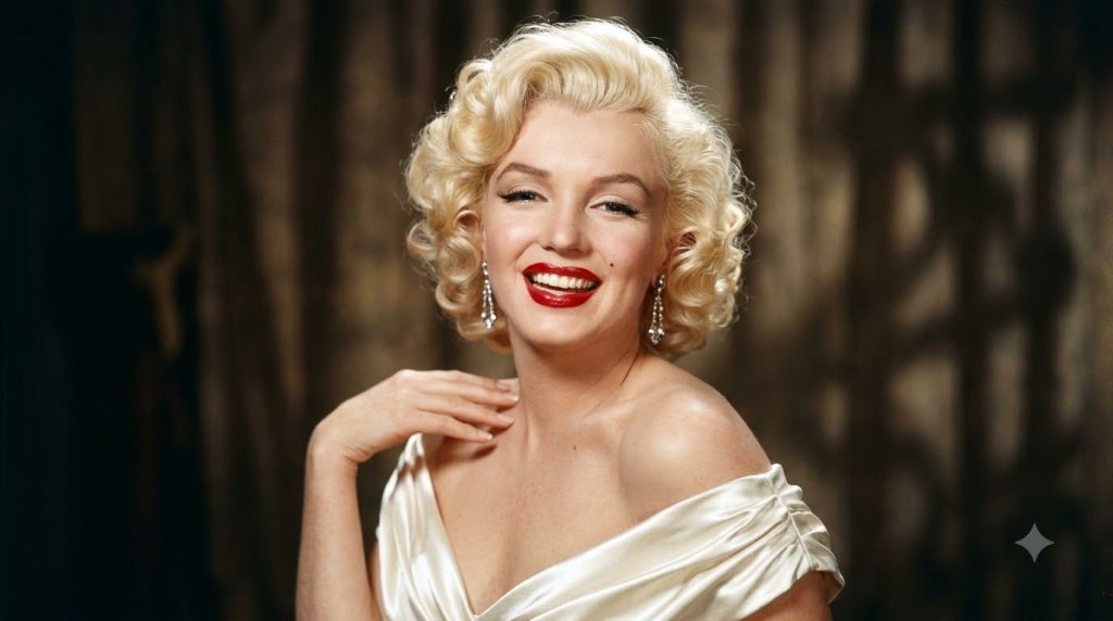 A classic portrait of Marilyn Monroe