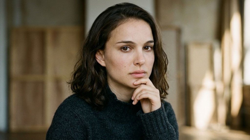 A still from a young Natalie Portman in an early role or a publicity photo from her early career