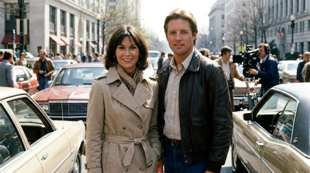Promotional image for the TV show Scarecrow and Mrs King featuring Kate Jackson
