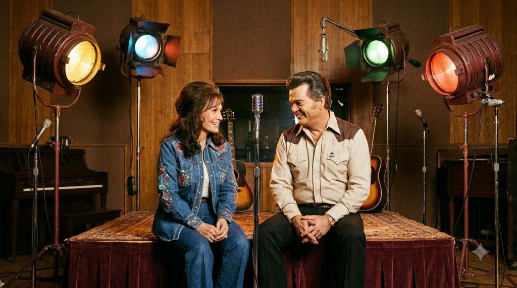 An album cover for Loretta Lynn and Conway Twitty showcasing their duet work from the 1970s