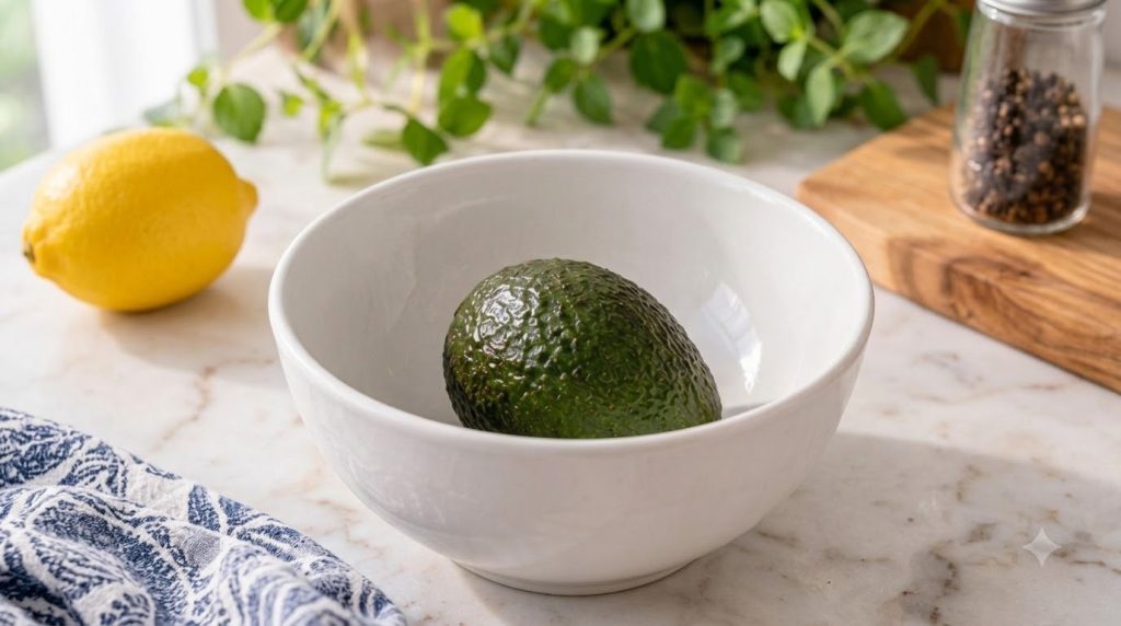 A vibrant creamy avocado feta dip in a white bowl garnished with fresh herbs and a drizzle of olive oil surrounded by pi