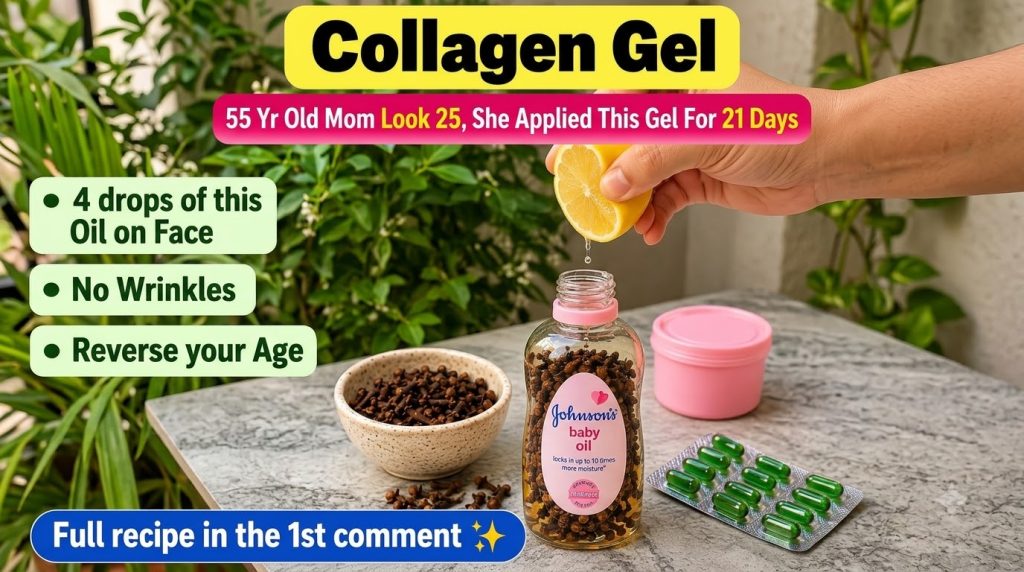 A hand squeezing a half-cut lemon with drops falling into an open bottle of baby oil filled with dried cloves A bowl of 