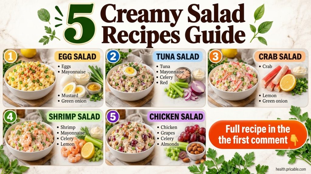 A vibrant creamy shrimp salad in a white bowl garnished with fresh dill and lemon wedges The shrimp are pink and tender 