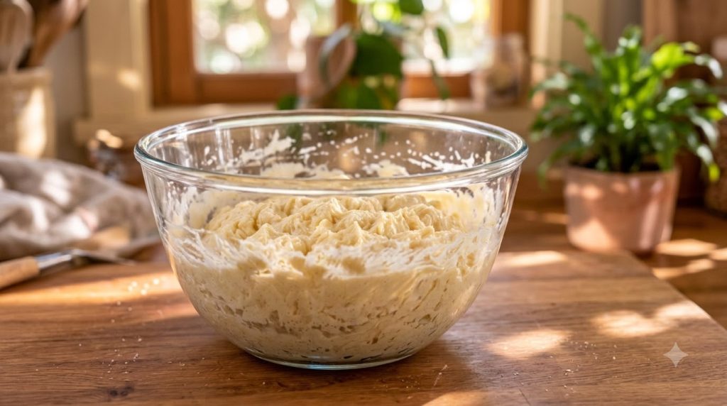 A close-up shot of several Cloud-Soft Coconut Milk Buns glistening with condensed milk frosting and topped with shredded