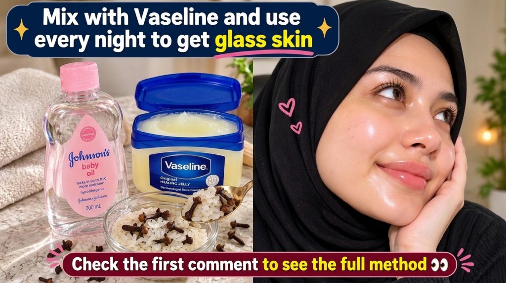 A young woman with radiant moisturized glass skin smiling gently Her skin appears flawless dewy and luminous capturing t