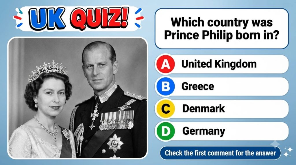 A black-and-white portrait of Queen Elizabeth II in a tiara and Prince Philip in military uniform standing together and 