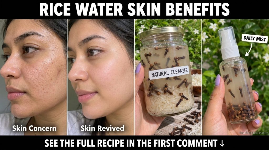 Before and after comparison of a woman s face showing skin concerns on the left and revived smoother radiant skin on the
