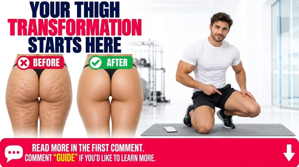 A split image showing a before and after comparison of a woman s thighs with reduced cellulite in the after section and 