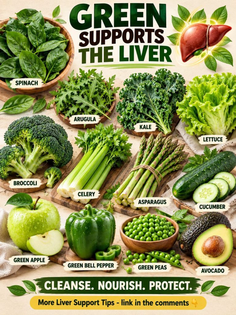 A vibrant flat lay of various fresh green fruits and vegetables including spinach arugula kale lettuce broccoli celery a