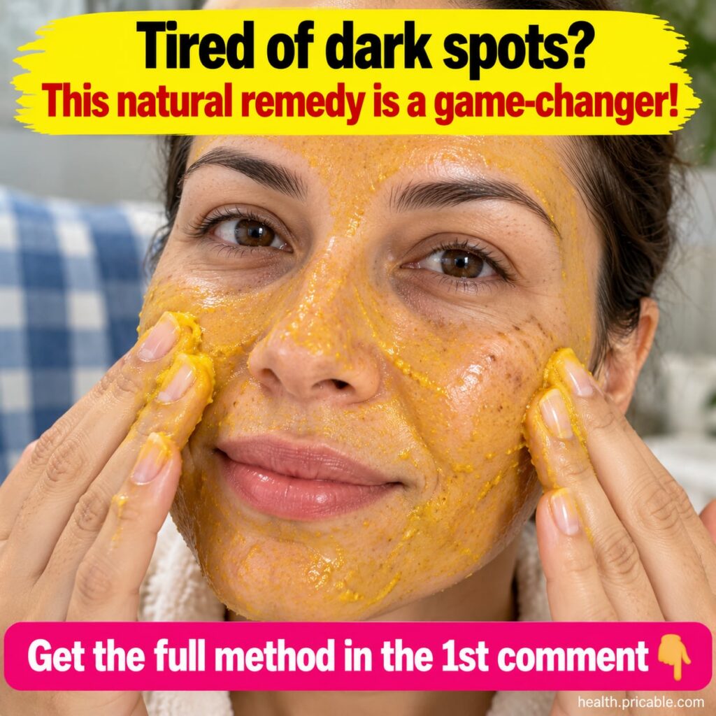Ingredients for a natural dark spot mask laid out turmeric powder in a small bowl a sliced lemon and a jar of honey