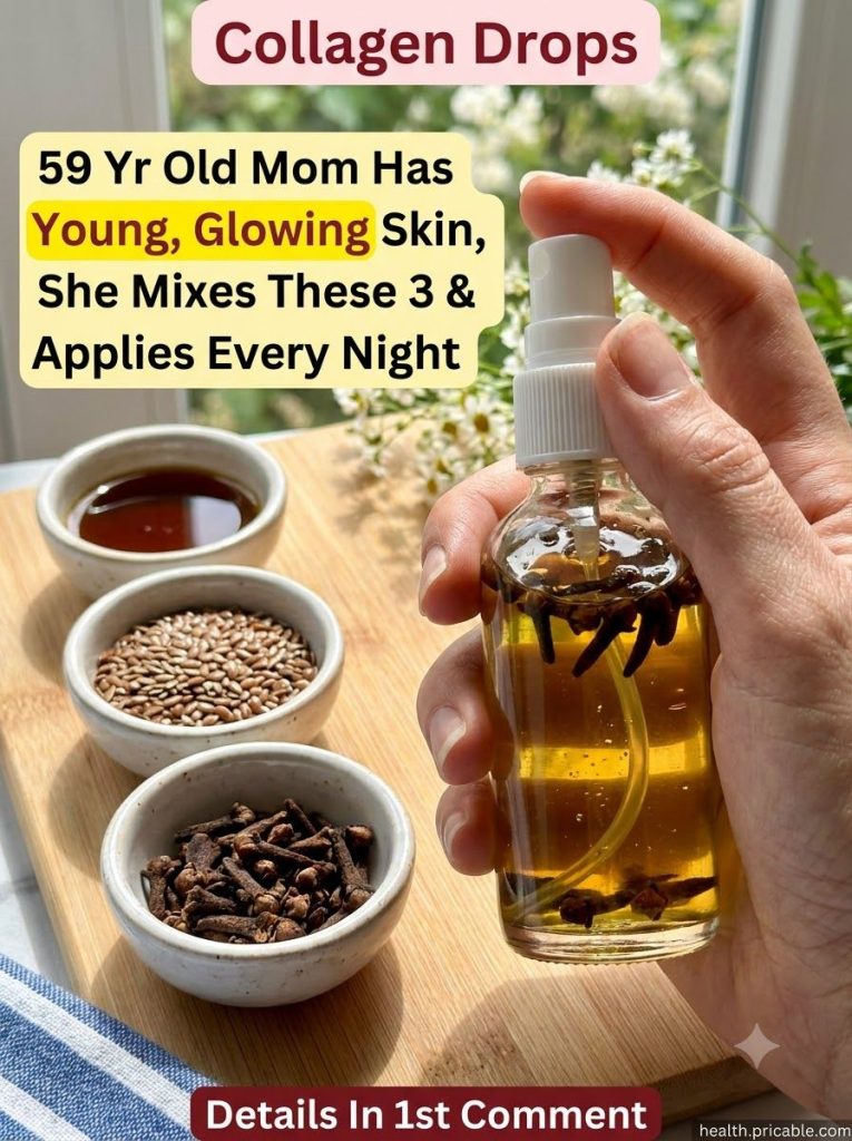 A trio of small bottles containing jojoba oil rosehip oil and vitamin E oil arranged neatly on a wooden surface with sof