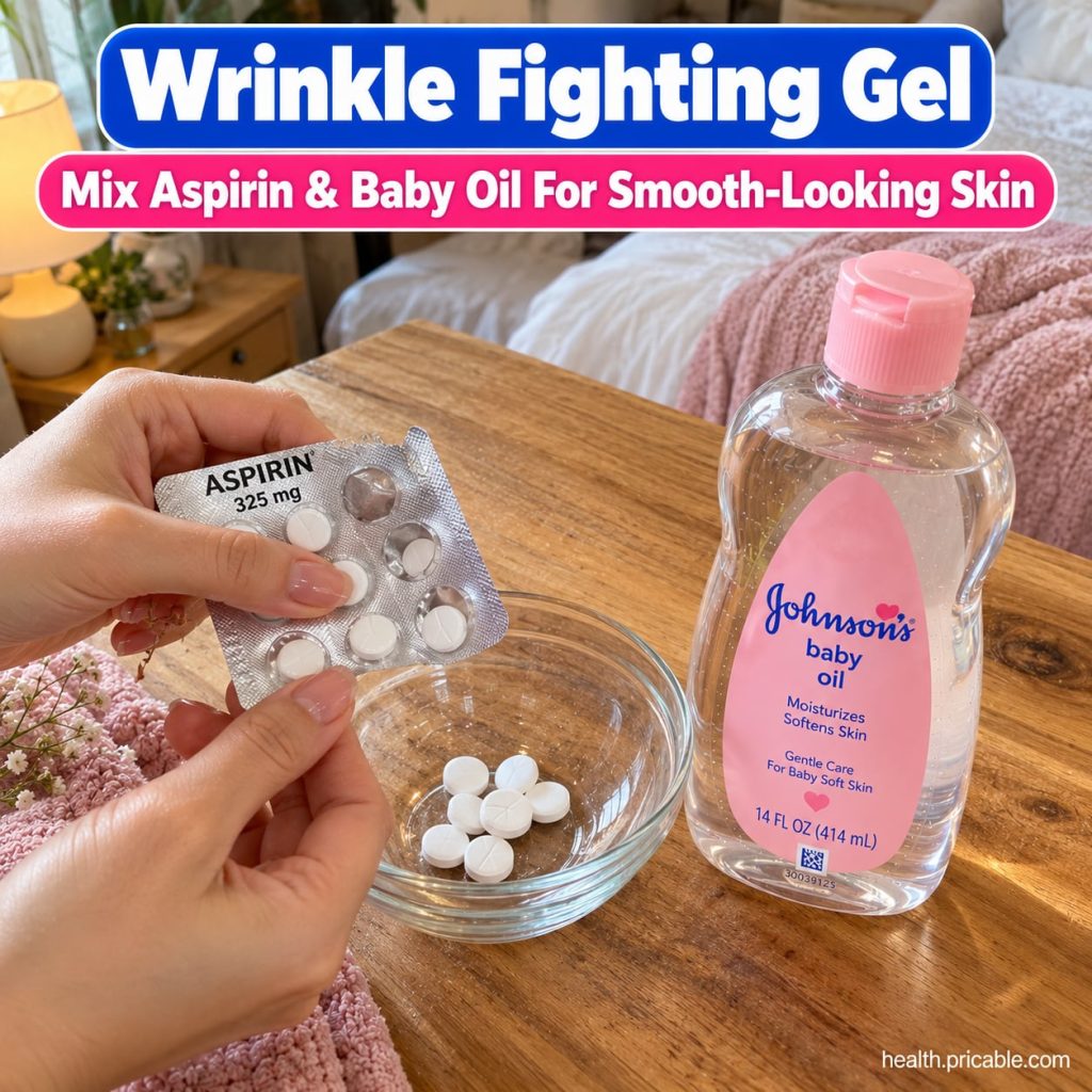 A small glass jar containing a translucent white gel labeled Wrinkle-Fighting Gel