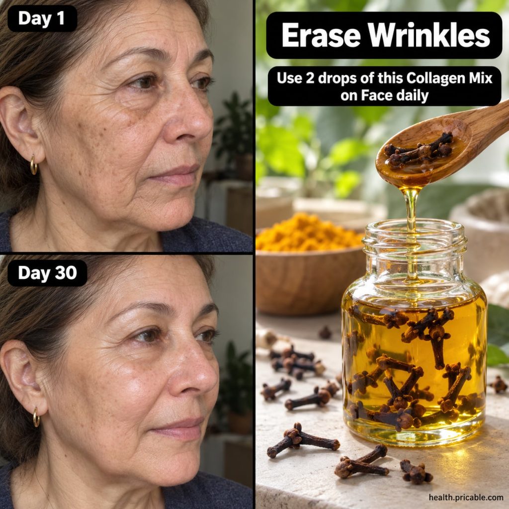 A bowl of creamy light-colored natural collagen mix with a spoon ready for application against a bright clean background