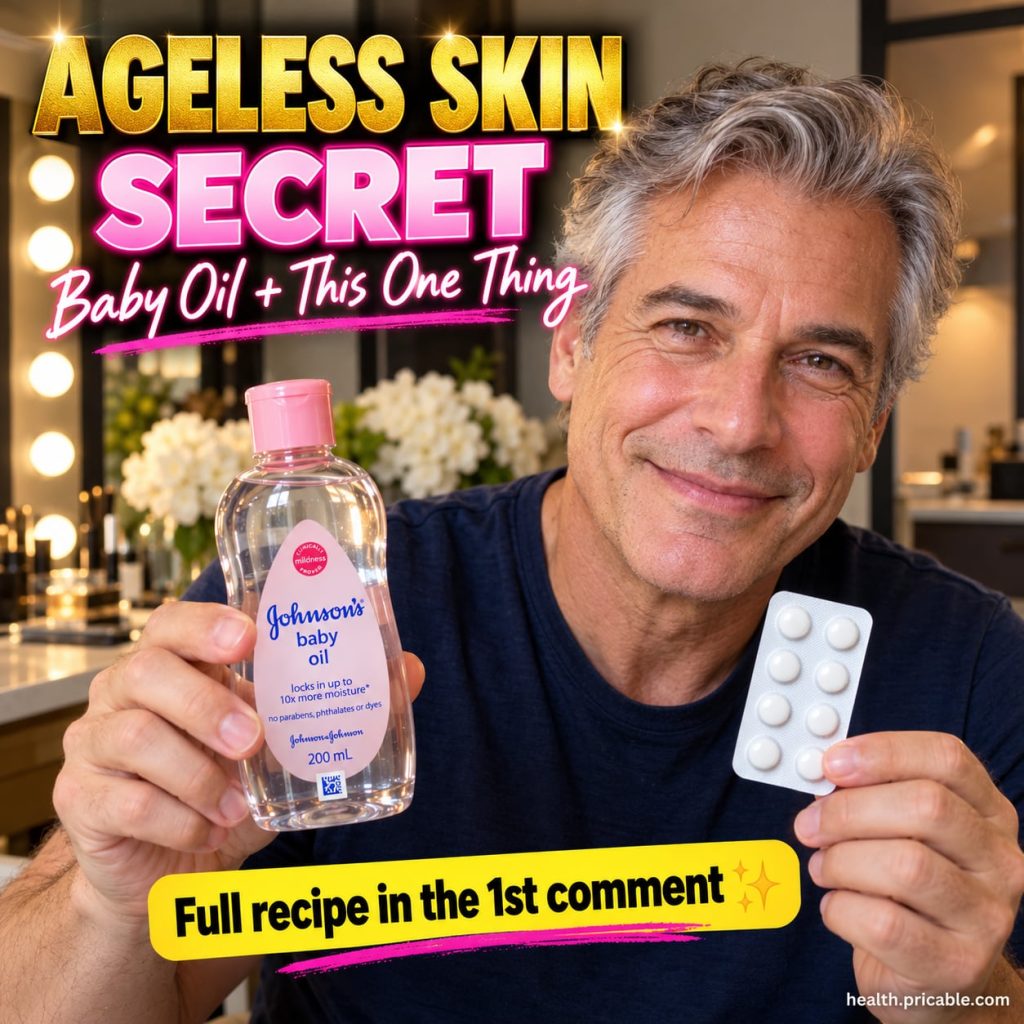 A bottle of Johnson s Baby Oil next to a small bottle of glycerin on a clean light surface suggesting ingredients for a 