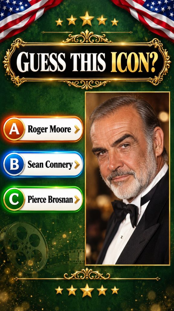 A striking portrait of Sean Connery in his prime conveying a sense of classic Hollywood charisma