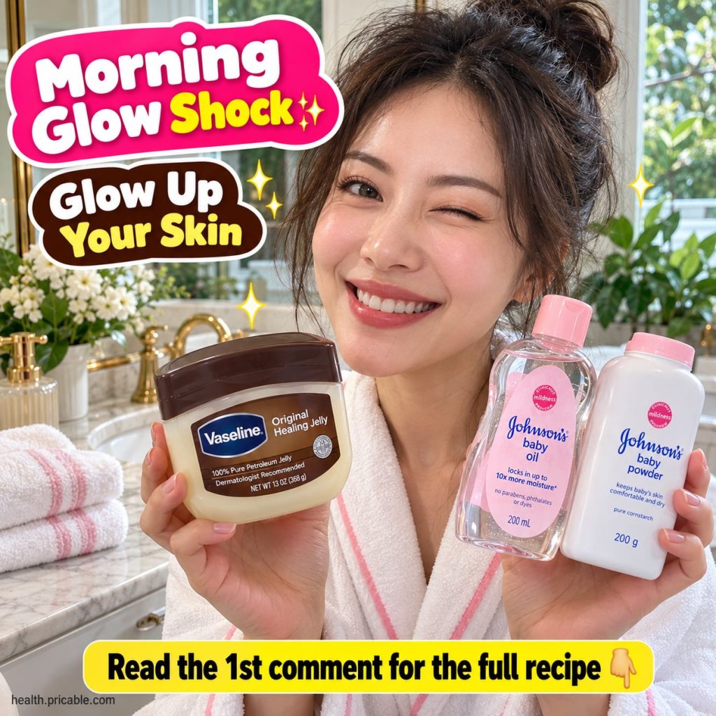 A woman gently applying a homemade face mask to her clean face in the morning with natural light streaming in