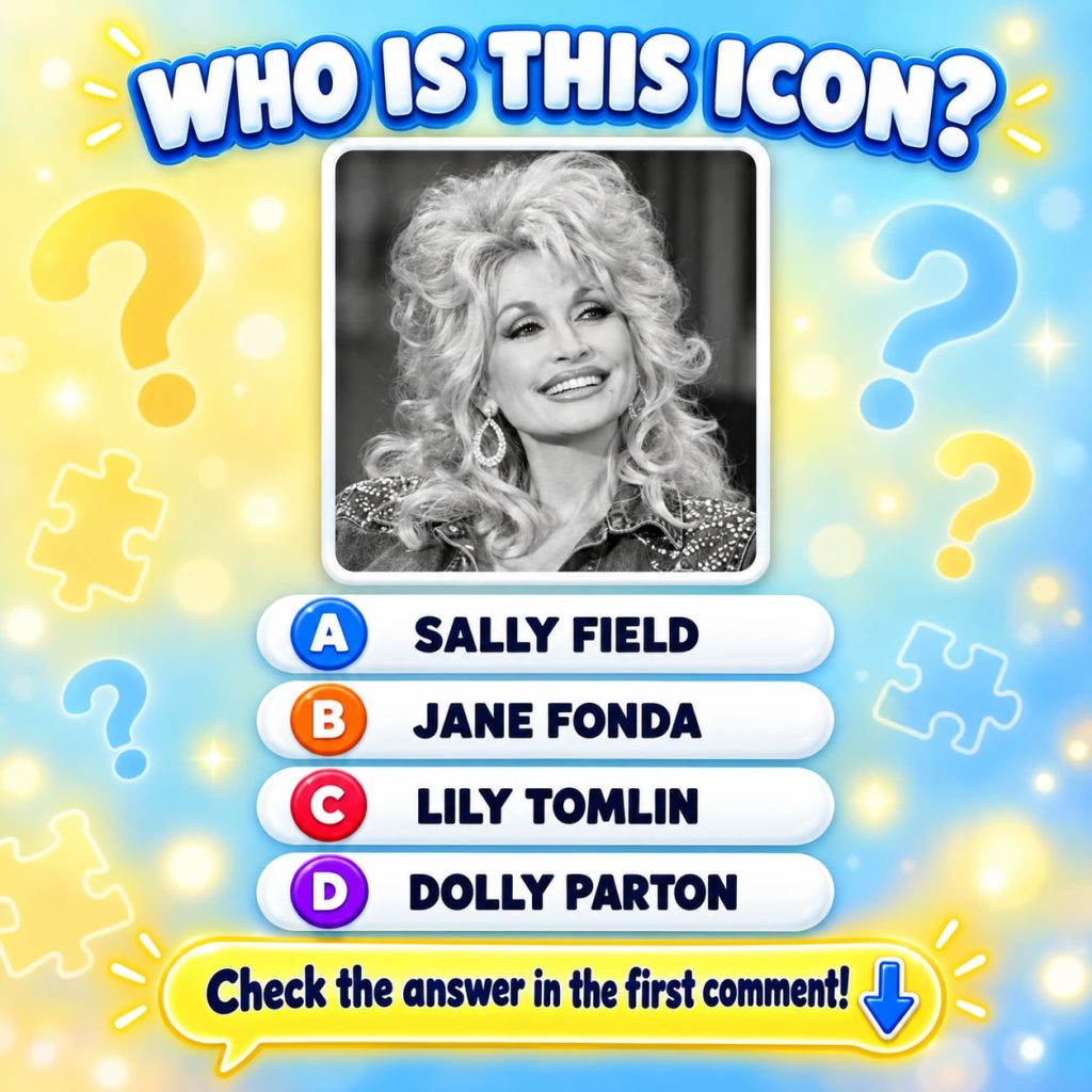A vintage-style multiple-choice quiz image featuring a black and white portrait of Audrey Hepburn with four answer optio