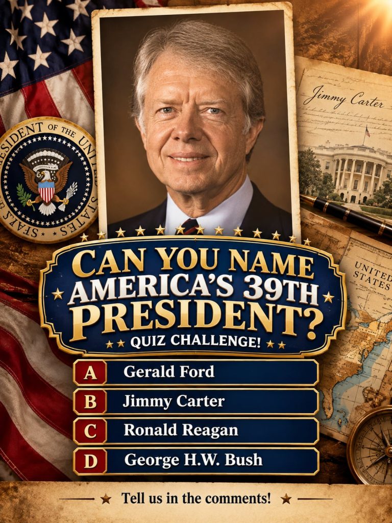 A portrait of Jimmy Carter the 39th President of the United States as he appeared during his presidency