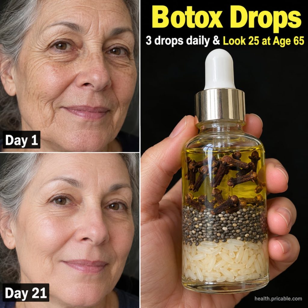 A small amber glass dropper bottle with a label Youthful Glow Drops on a wooden surface surrounded by small glass bowls
