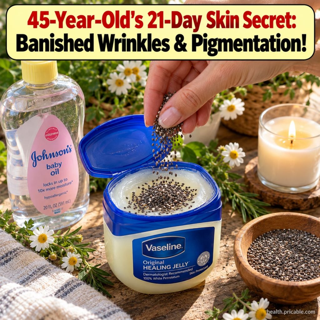 A woman in her 40s applying a natural face mask with a radiant youthful complexion