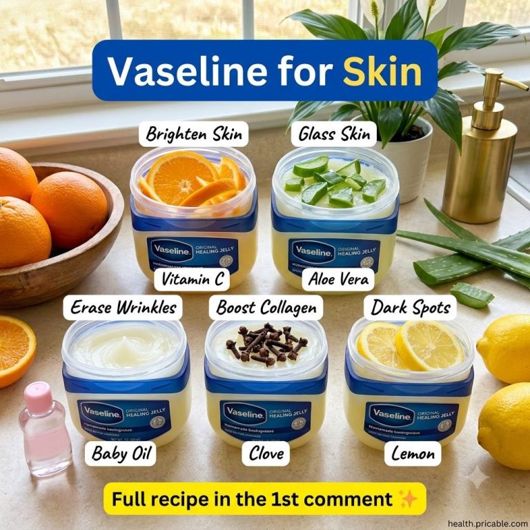 A jar of Vaseline powdered cloves and dried orange peel powder arranged with a small bowl and spoon suggesting ingredien