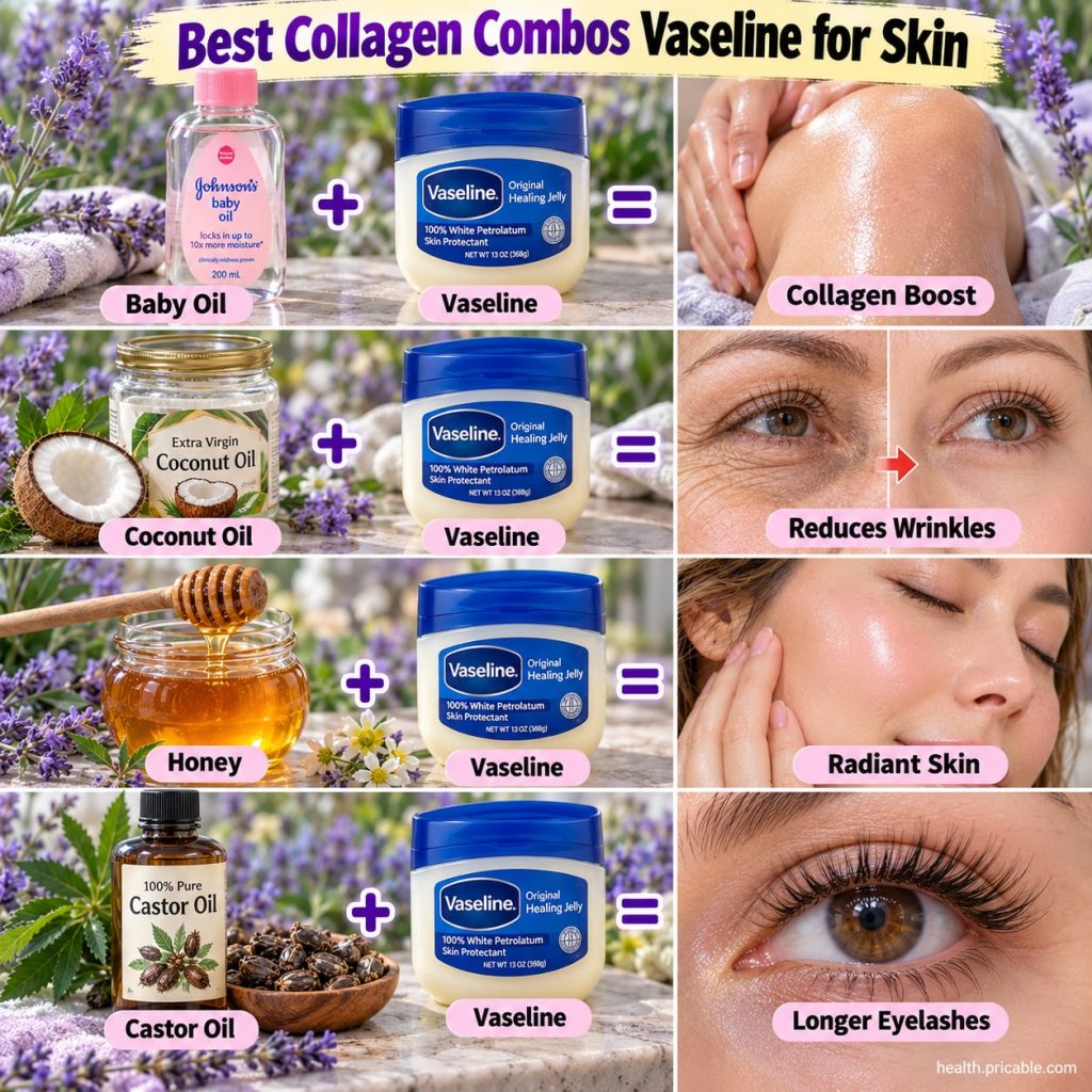 A beautiful woman applying a small amount of a homemade Vaseline-based cream to her face with a soft glowing complexion 