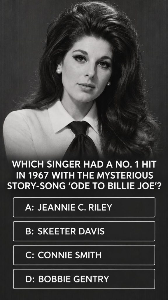 A vintage concert poster or album art for Bobbie Gentry s Ode to Billie Joe