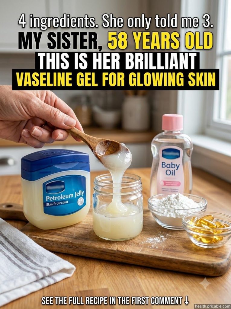 A woman in her late 50s with radiant glowing skin looking happy and confident The scene is bright and natural