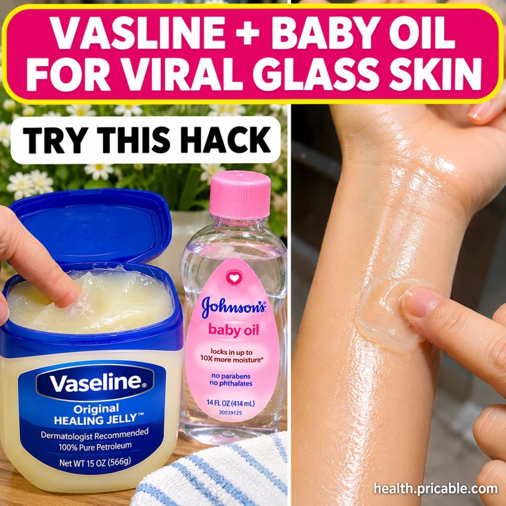A person with radiant dewy skin embodying the glass skin look with a soft glow