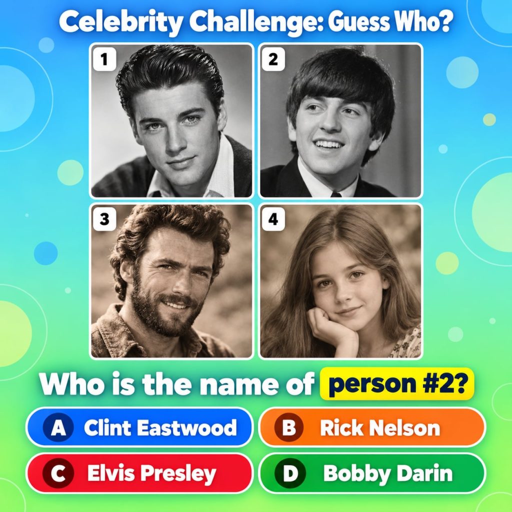 A black and white portrait of Audrey Hepburn with large expressive eyes and a serene smile as if for a quiz Below or bes