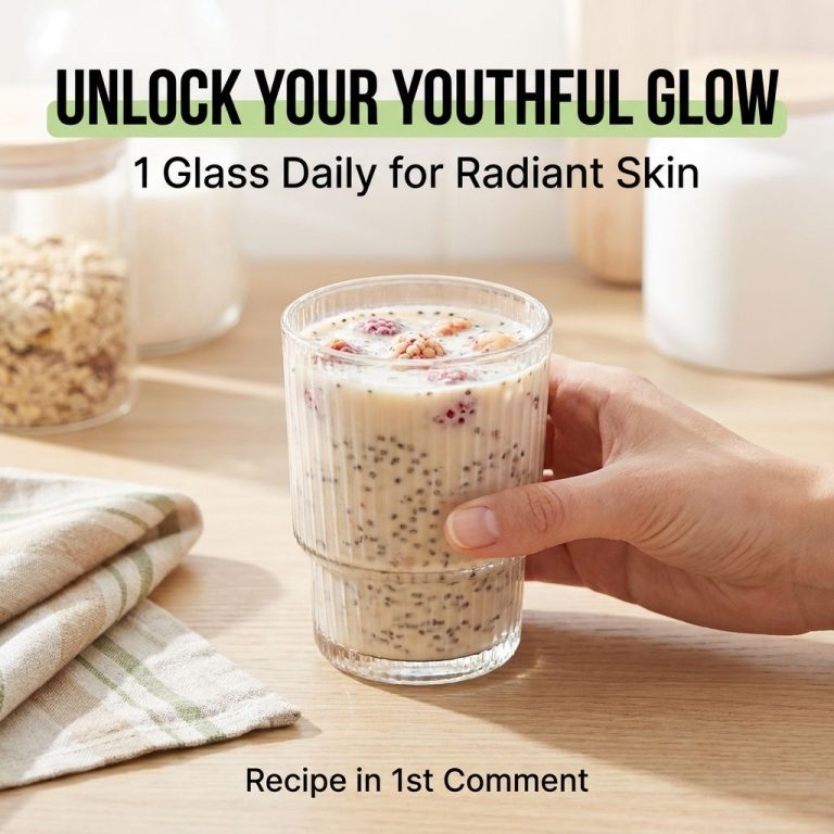 A vibrant refreshing chia seed and berry drink in a glass garnished with fresh berries and mint leaves glowing in natura