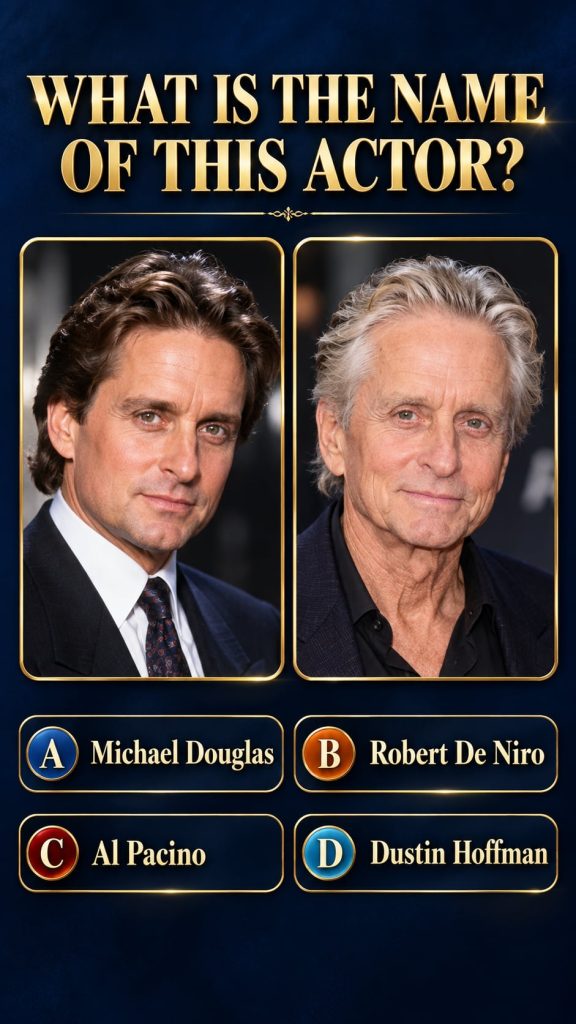 A split image or two distinct portraits of the same legendary Hollywood actor One image shows them in their younger year