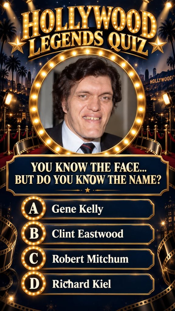 Richard Kiel the actor famous for playing Jaws standing tall with a slight smile He has a distinctive facial structure a